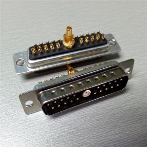 11W1 D-SUB Coaxial Connectors (RF) Female & Male Solder Type  KLS1-DBRF5-11W1